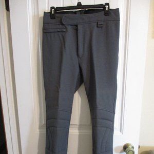 Vintage Men's ski pants - dark gray - double knit material, Ossi by Schoeller